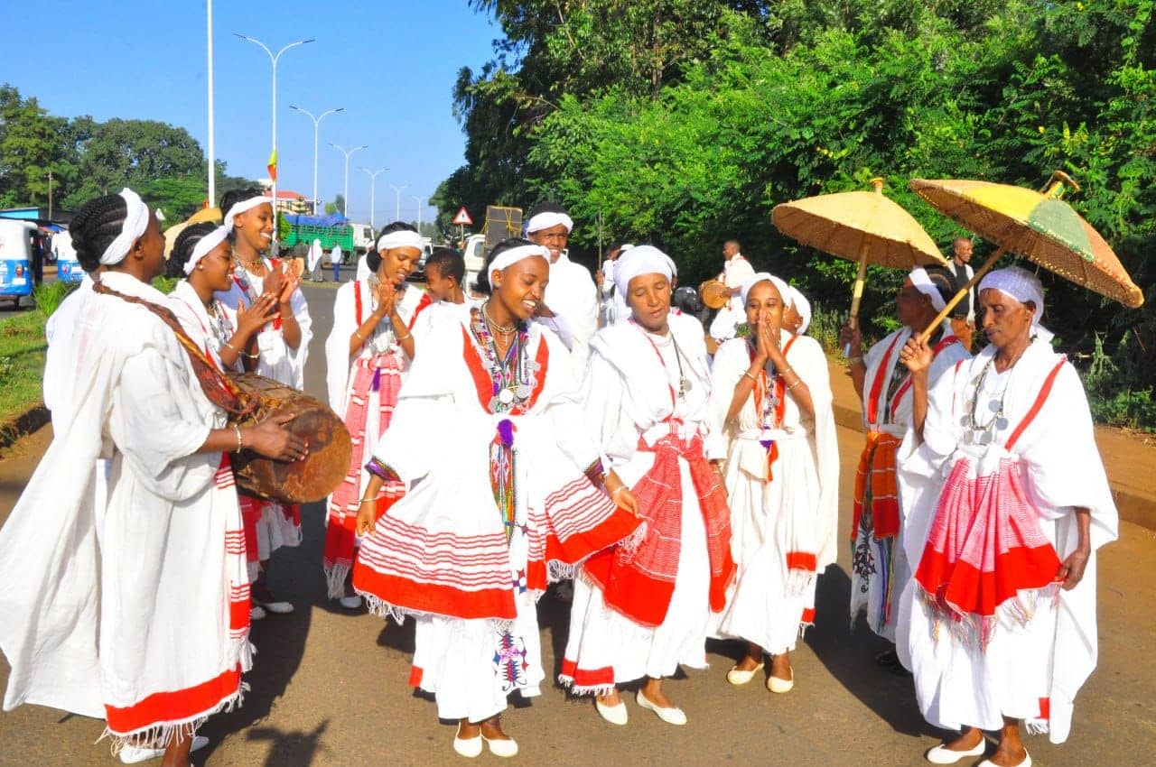 ETHIOPIA AWI ETHNIC GROUP CROSS COUNTRY RUNNING COMPETITION - Joram Jojo