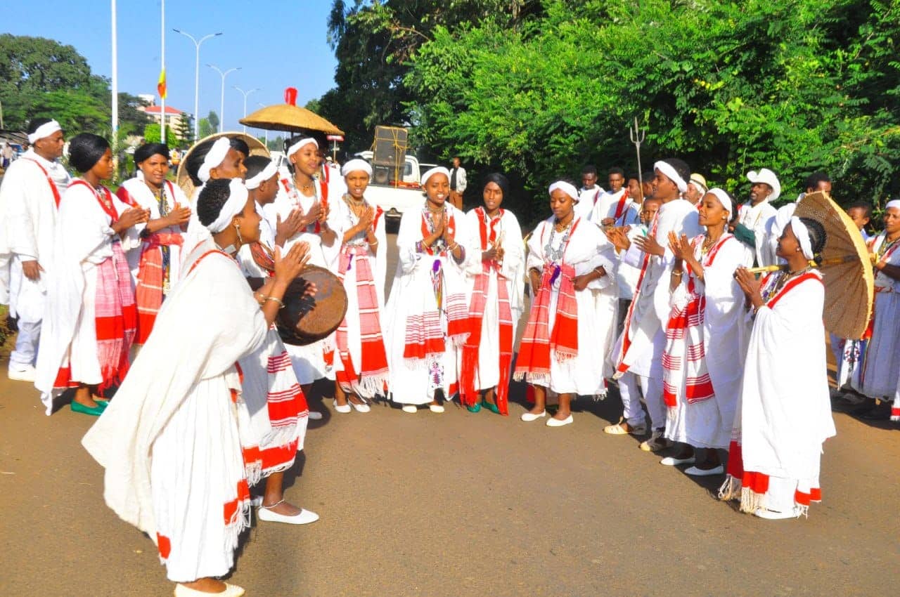 ETHIOPIA AWI ETHNIC GROUP CROSS COUNTRY RUNNING COMPETITION - Joram Jojo