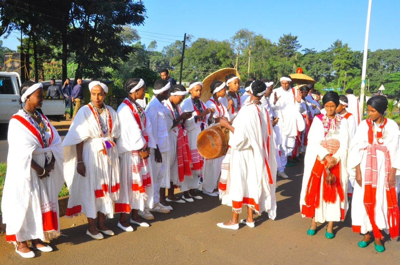 ETHIOPIA AWI ETHNIC GROUP CROSS COUNTRY RUNNING COMPETITION - Joram Jojo